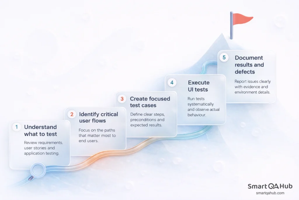 Cypress end-to-end login test with automated steps and assertions for web authentication.